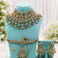 Kundan Bridal Necklace Set with Tikka