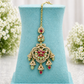 Kundan Bridal Necklace Set with Tikka