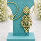 Mint Kundan Bridal Set with Tikka