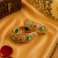 Royal Emerald Gold Designer Bangles