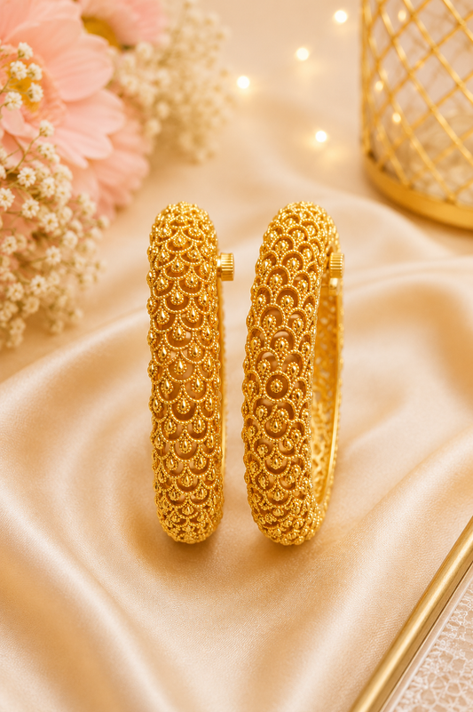 Classic Rajwadi Filigree Bridal Bangles